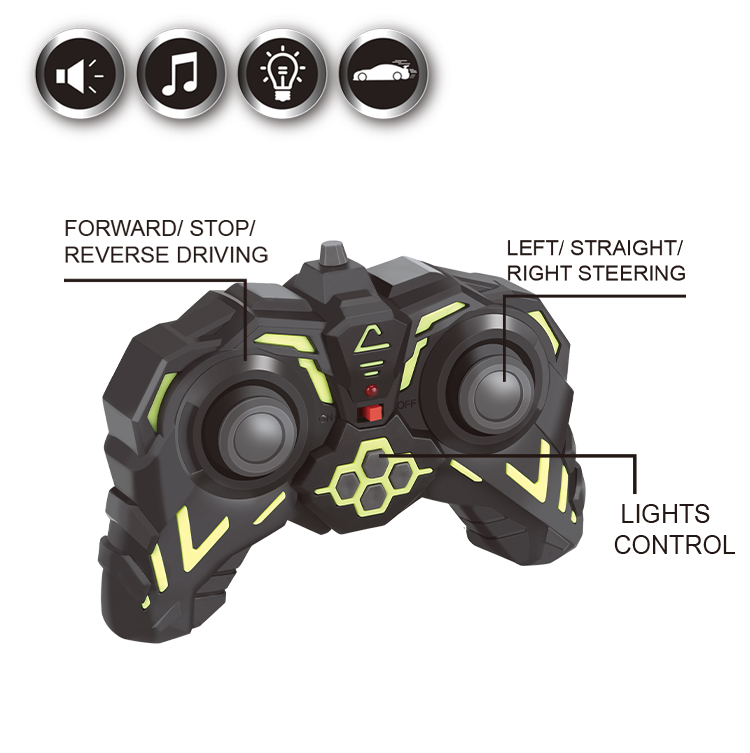 FAST GEARZ - 2.4Ghz Full Function Lighting Shifting Racer Super Racer RC Car Toy Kids Electric Car Model with Light and Sound details