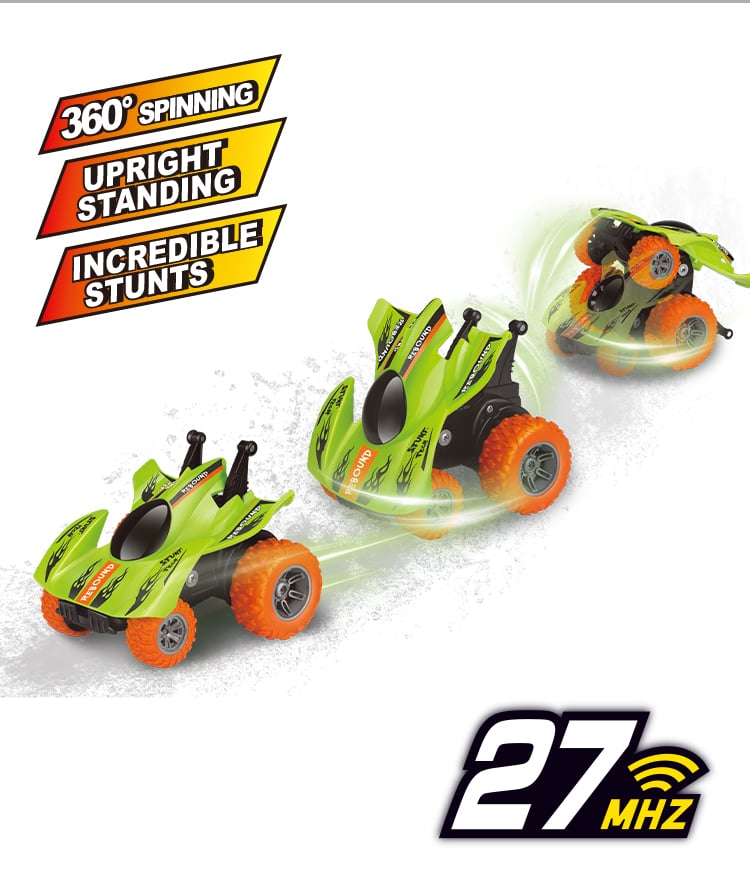 FAST GEARZ - Manta Storm 27mhz RC Car Hobby Remote Control Drift Stunt Car 360 Degree Rotation Upright Standing Stunt Car 2023 manufacture