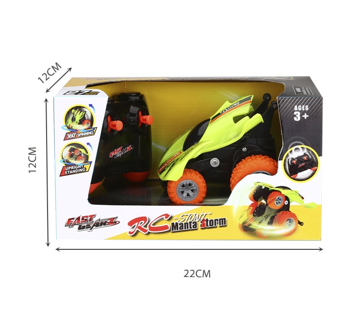 FAST GEARZ - Manta Storm 27mhz RC Car Hobby Remote Control Drift Stunt Car 360 Degree Rotation Upright Standing Stunt Car 2023 details