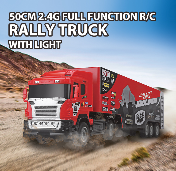 FAST GEARZ - 50CM 2.4Ghz RC Container Truck Full Function Remote Control Rally Truck with Light Large Truck Vehicle Toy for Kids supplier