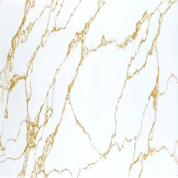 Kvartsplade calacatta guld