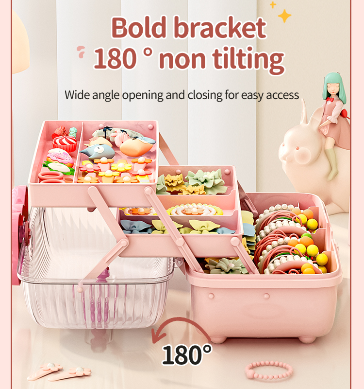 Chengyan Plastic Storage Box for Kids & Teen Storage Hair Accessories Organizer Bricks Block Set Toy Storage Containers details