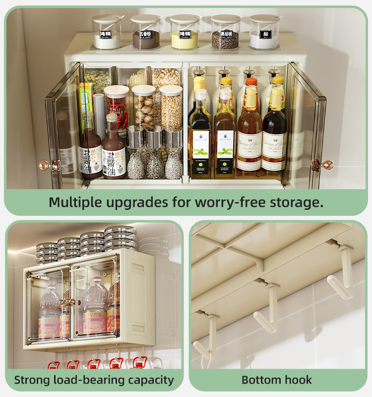 Multi Functional Foldable Plastic Drawer Storage Cabinet 46*18*32cm for Kitchen and Bathroom Folding Plastics Storage Cabinet details