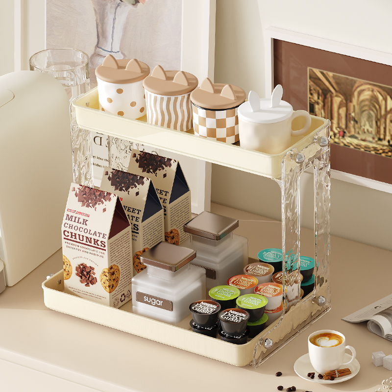 Chengyan Efficient Kitchen Organization Multi-Layered Kitchen Storage Organizer with Drawer Kitchen Organizer Plastic Storage factory
