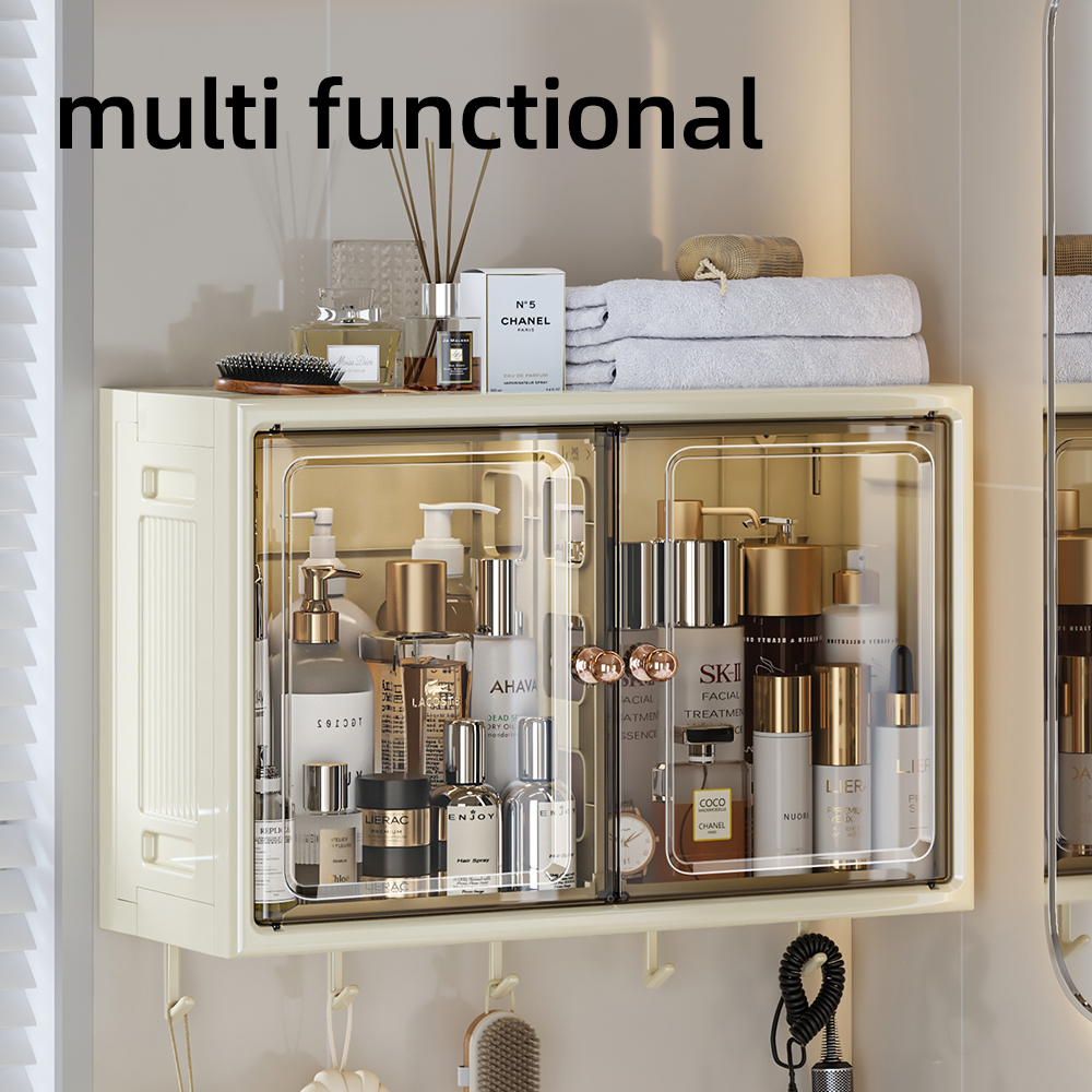 Multi Functional Foldable Plastic Drawer Storage Cabinet 46*18*32cm for Bathroom Folding Plastics Storage Cabinet factory