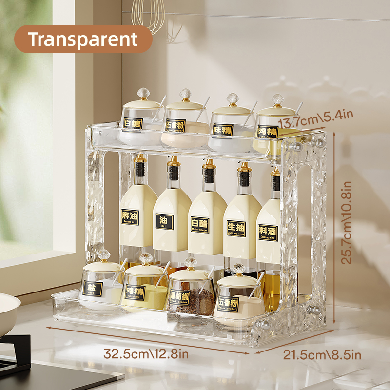 Chengyan Efficient Kitchen Organization Multi-Layered Kitchen Storage Organizer with Drawer Kitchen Organizer Plastic Storage factory