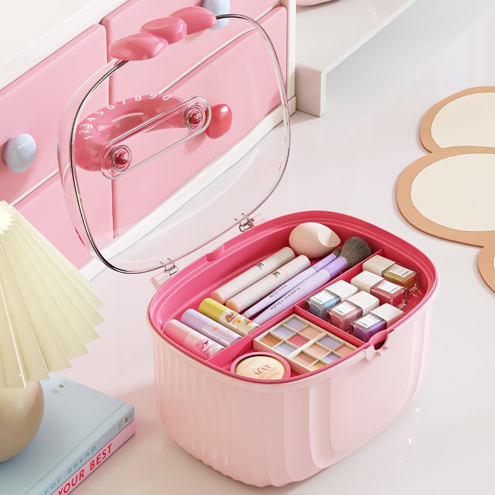 CHENGYAN Large Capacity 3layer Kids Teen & Storage With Lid Hair Accessory Plastic Storage Containers Dustproof supplier