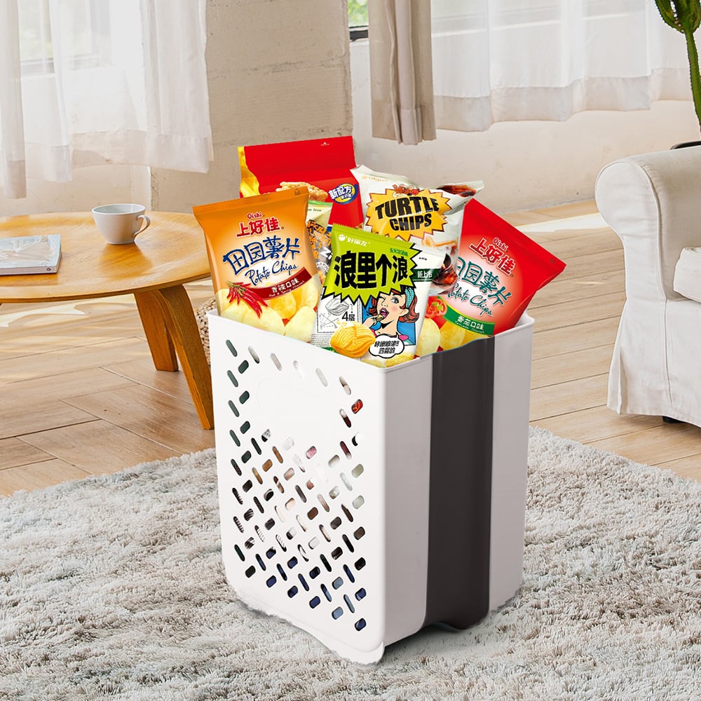 CHENGYAN Foldable Laundry Basket with Handle Large Laundry Basket Holder Waterproof Wall Mounted Collapsible Laundry Hampers details
