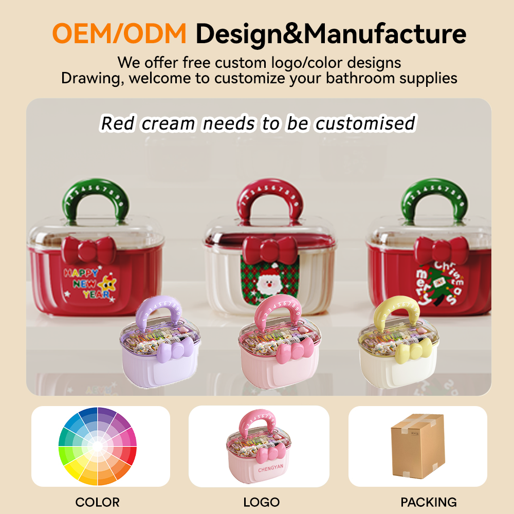 CHENGYAN PP Large Capacity Storage Containers Kids Toys Hair Accessories Organizer Space-Saving 2layer Storage Box Lid manufacture