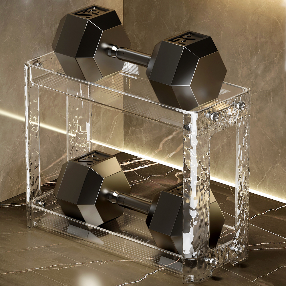CHENGYAN Easy to Install Double Layer Cream Makeup Organizer Bathroom Shelf Storage Racks & Shelving Units Waterproof factory