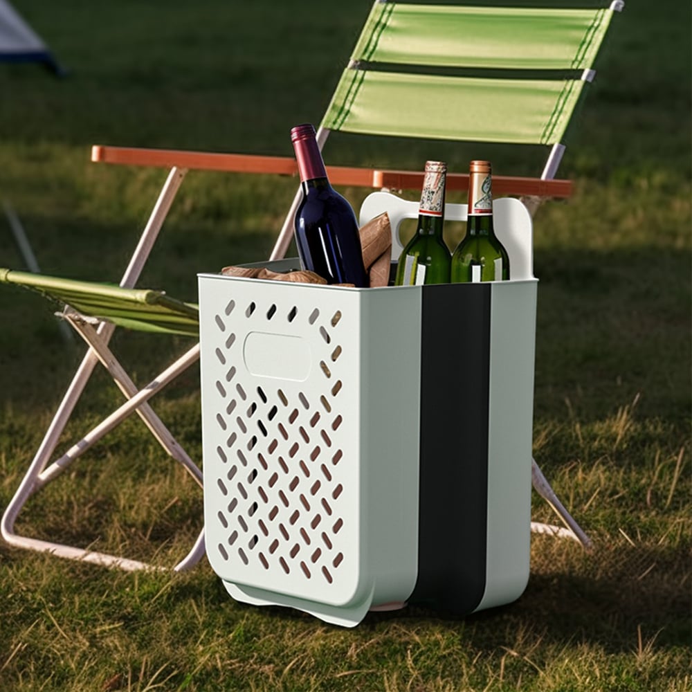 CHENGYAN Foldable Laundry Basket with Handle Large Laundry Basket Holder Waterproof Wall Mounted Collapsible Laundry Hampers supplier