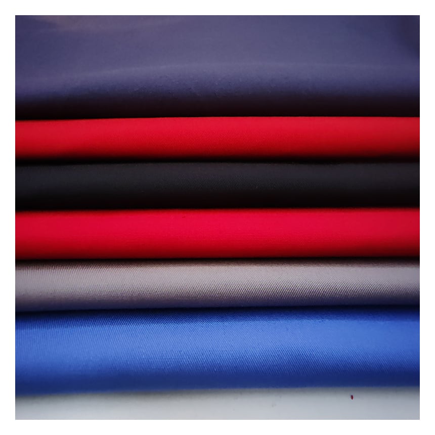 Factory supply 65% Polyester 35% Cotton for Lining Jeans Plain TC TWILL Dyed Pocketing Fabric for workwear manufacture