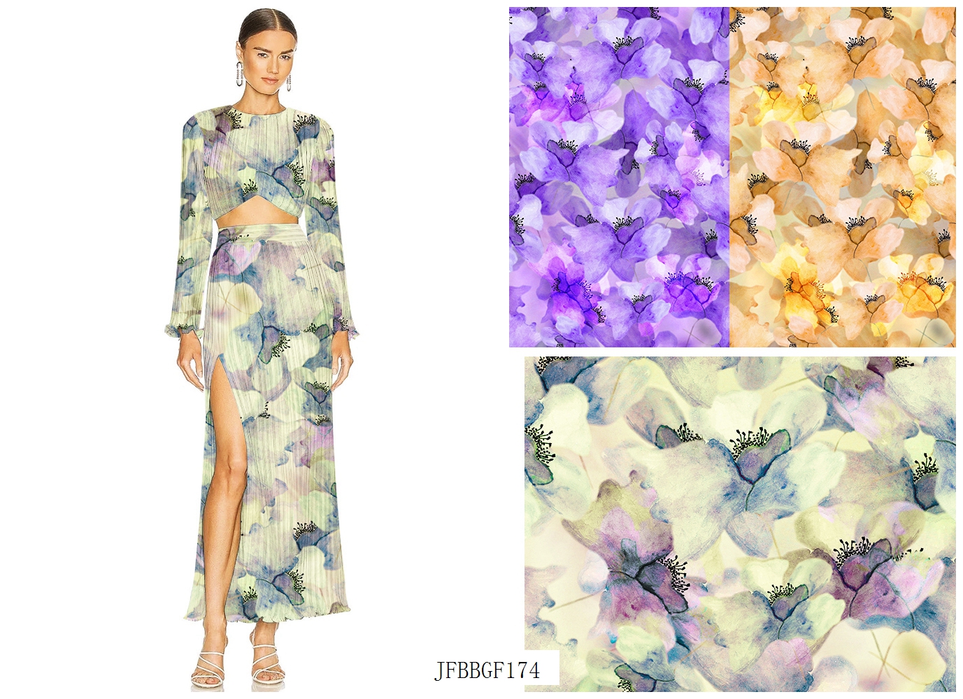 Rayon flower printing solid dyed dress shirt fabric 100% viscose fabric supplier