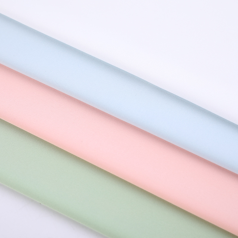 Colorful polyester spandex 4-Way Stretch Dyed Plain Woven Fabric for Dresses and Garments manufacture