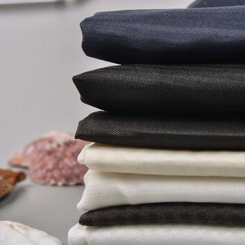 2024 new TC poplin white 110*76 65 polyester 35 cotton fabric for lining factory
