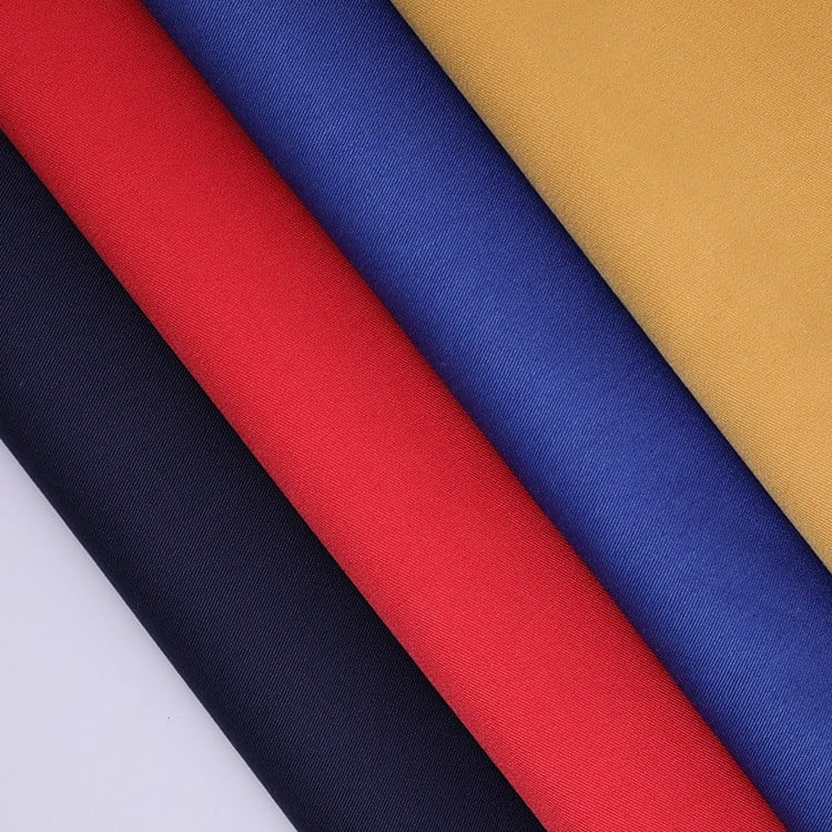 Suiting customize -uniform fabric windbreaker trousers tr suiting fabric polyester gabardine fabric for men suits manufacture
