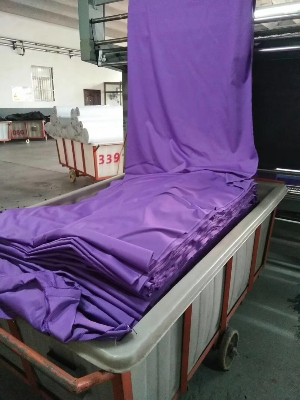 2024 new TC poplin white 110*76 65 polyester 35 cotton fabric for lining factory
