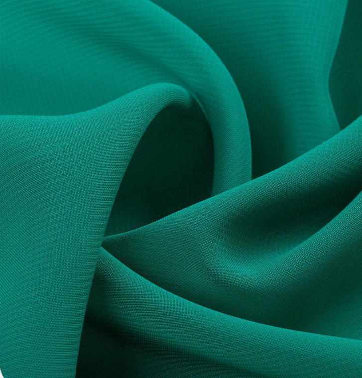 Cheap price 100% polyester high-quality pearl chiffon fabric for lady's dress manufacture