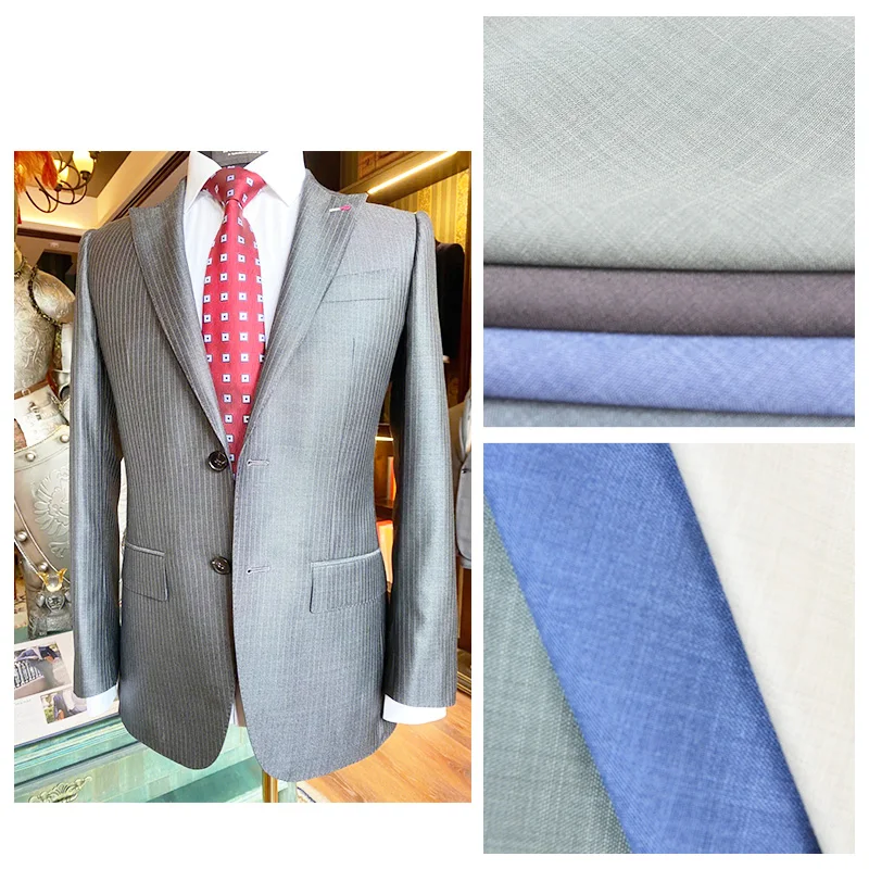 Good price fashion italian suit fabric TR suiting fabric for garments details
