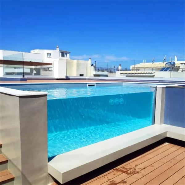 Add Acrylic for a Beautiful Pool