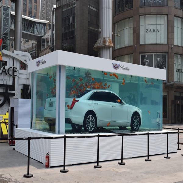 Styling a Large Aquarium Fish Tank