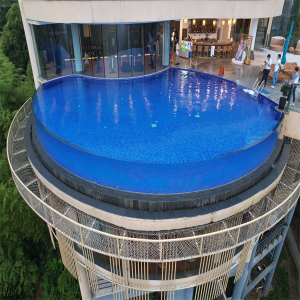 Easy installation and long-lasting performance with acrylic pool panels