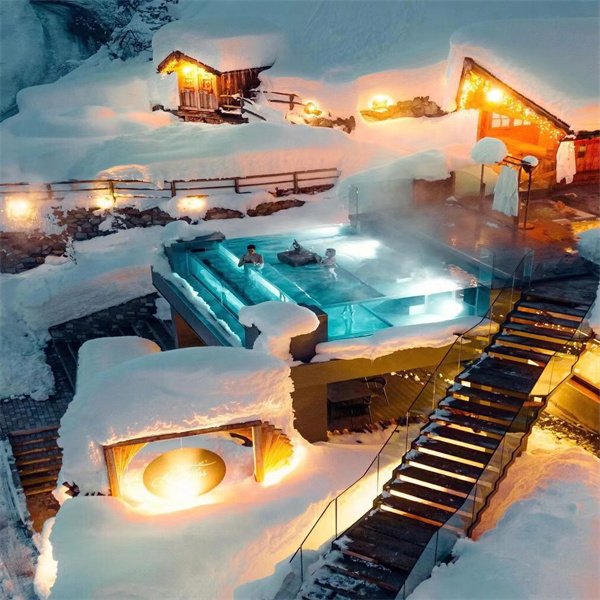 Building a commercial swimming pool with and adherence to safety regulations.
