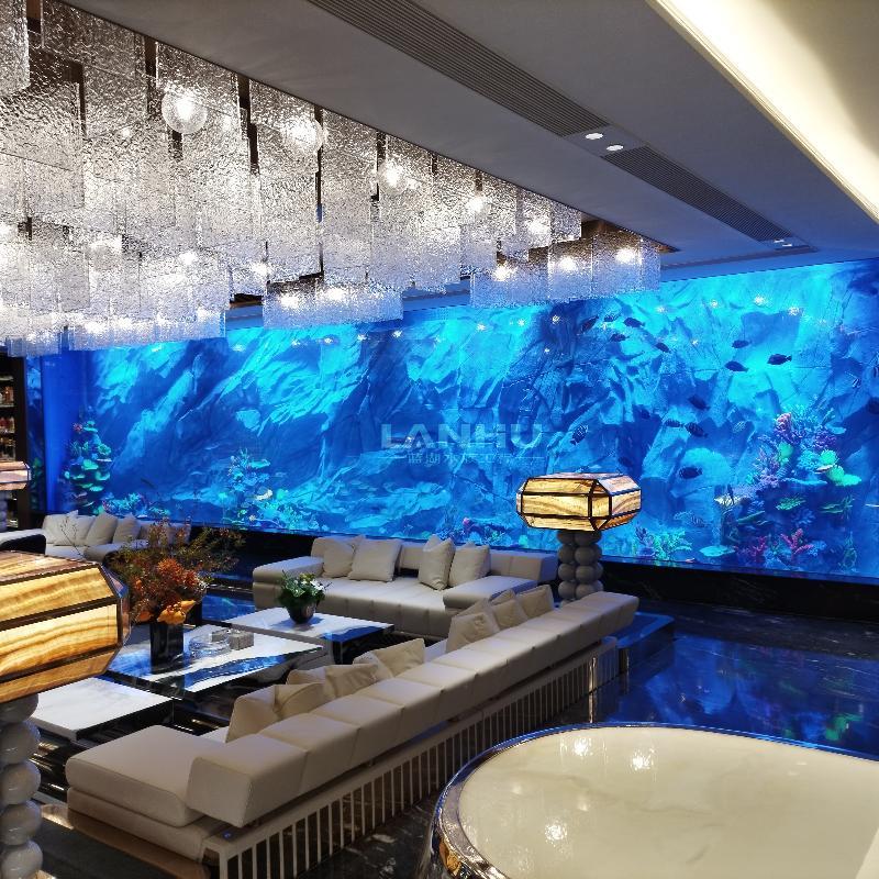 Acrylic fish tanks--the best choice for hotel decoration
