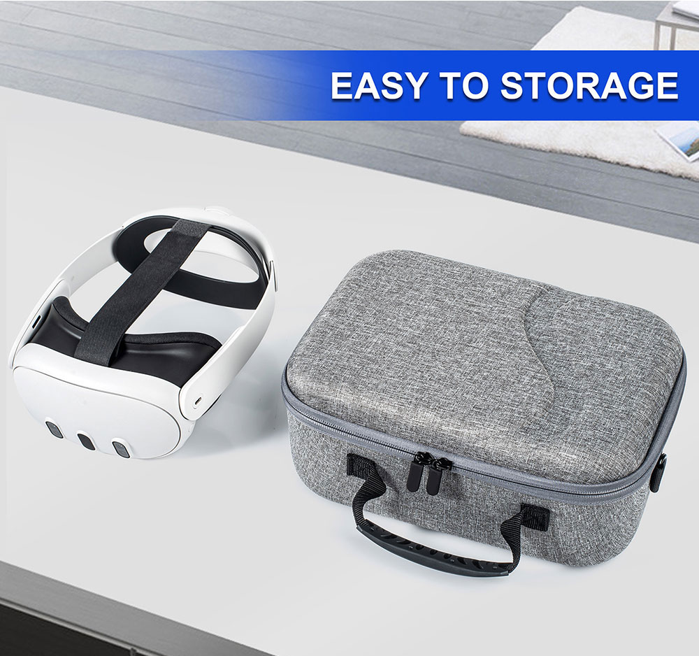 Eva Case Carry Foam Portable For Meta Quest 3 Vr Oculus Headset Strap Battery Charging Dock Accessories details