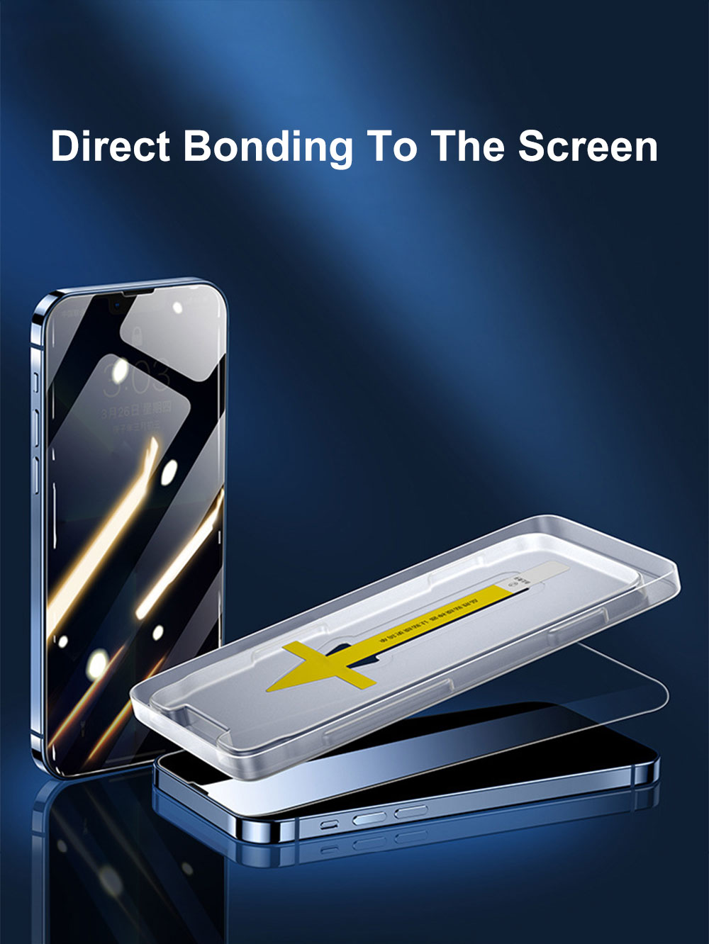 Laudtec GHM066 Easy Protector Samsung S23 Tool Auto Install Tempered Glass With Installation Frame For Iphone 14 13 Plus Pro Max details