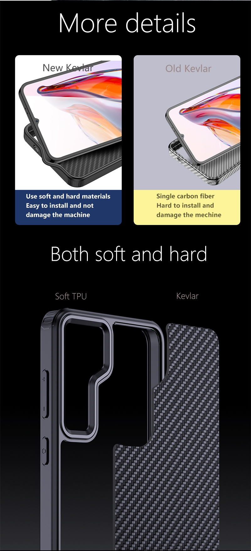 WLONS WLS08 Drop Proof Carbon Fiber Frosted Suction Mobile Tpu Phone Case For Samsung Galaxy S24+ S24 Ultra details