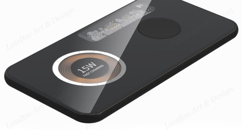 Laudtec KC022 Fast Phone Stand 2 In 1 With Smart Touch Led Night Magnetic Chargers Wireless Charger For Iphone Samsung details