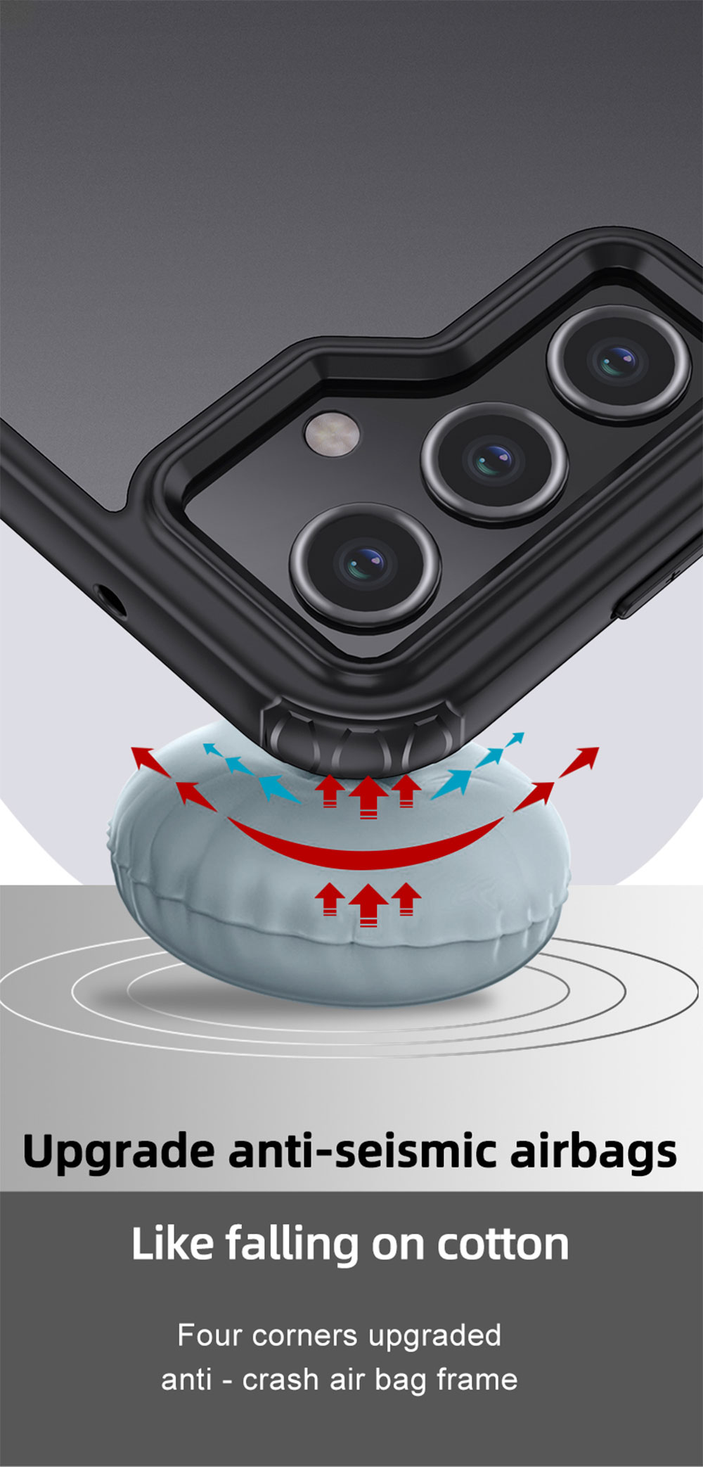 Laudtec WLS04 Skin Friendly Camera Lens Protection Lychee Plating Mobile Drop Proof Tpu Phone Case For Samsung A15 manufacture
