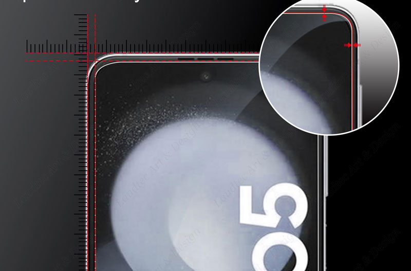 Laudtec GHM009 With Built In Waterproof Case Phone Tempered Glass Protector Samsung Screen Protectors For Galaxy Z Fold 5 supplier