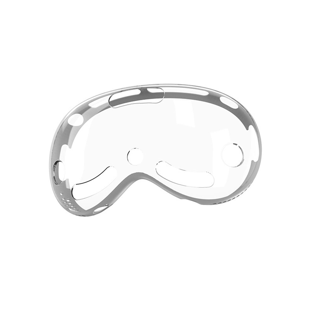 Soft Tpu Case Transparent Clear Back Cover Silicone For Apple Vision Pro Vr Headset Headband