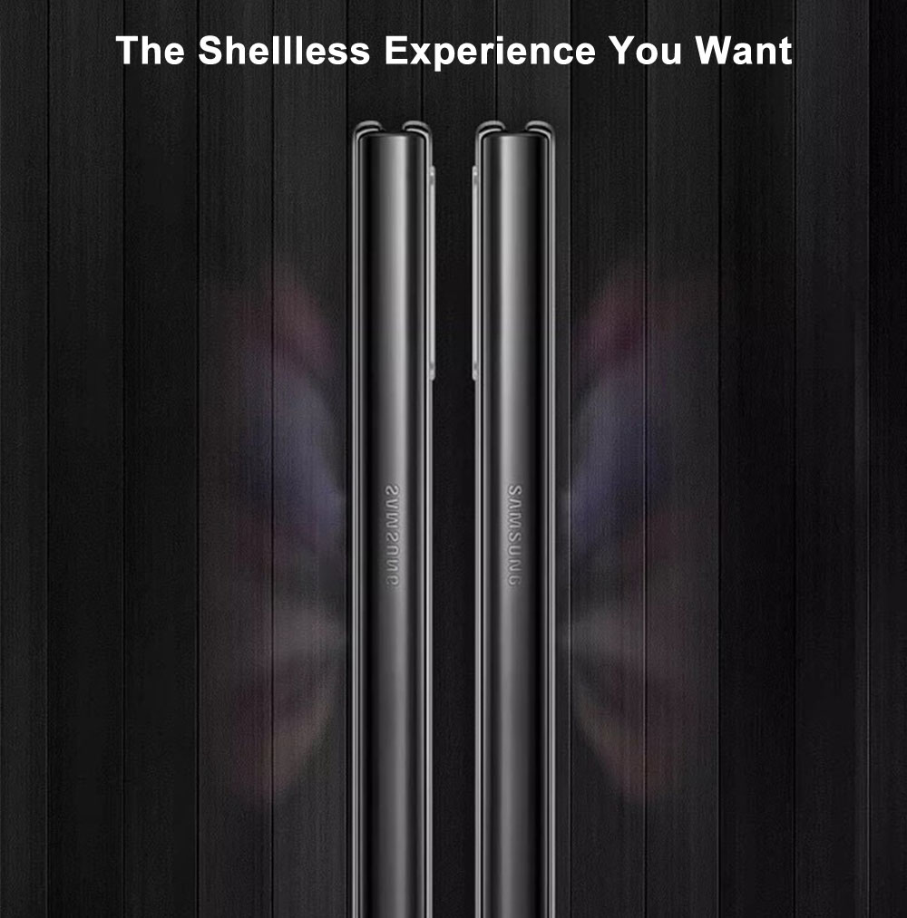 Laudtec SJK117 Fold Clear Mobile Cases Transparent Phone Case For Samsung Galaxy Fold5 Fold4 Fold3 Z Fold2 supplier