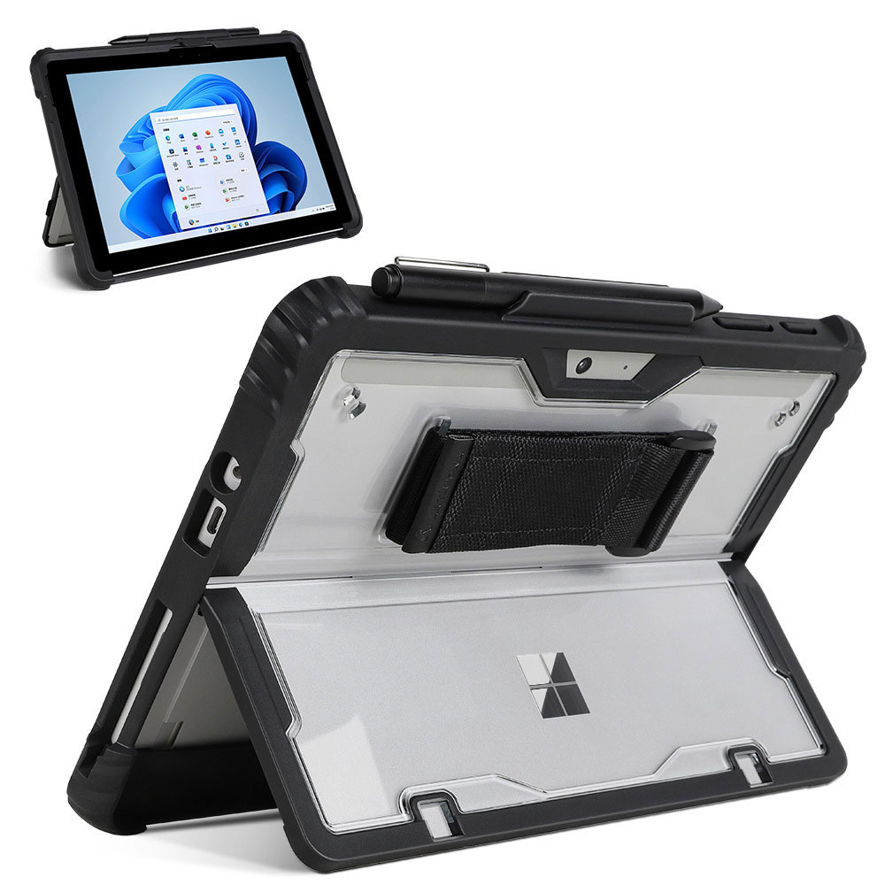Laudtec PBK074 Book Leather Protective Pro 9 Back Clear 10.5 Cases Windows 4 3 2 1 Surface Go Case For Microsoft supplier
