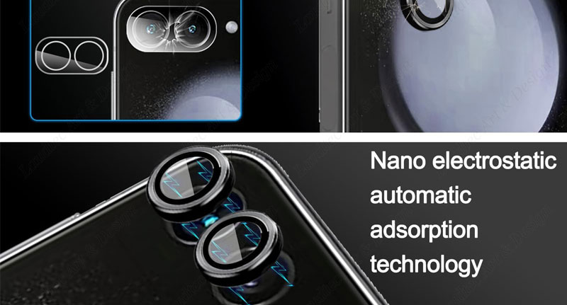 Laudtec GHM009 With Built In Waterproof Case Phone Tempered Glass Protector Samsung Screen Protectors For Galaxy Z Fold 5 details