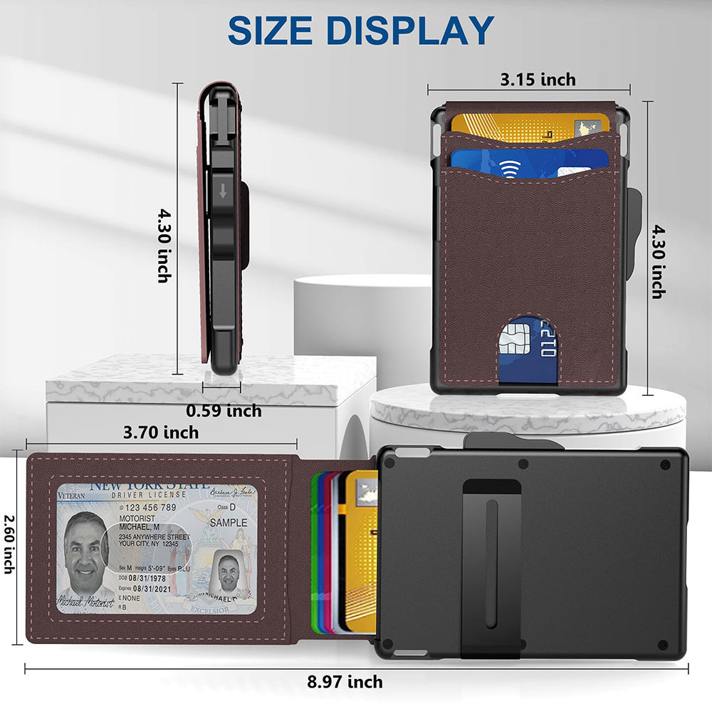 Leather Wallet For Iphone 15 Magsafe Case Phone Magnetic 14 Mini Card Mobile Cases Apple Pro Max Holders details