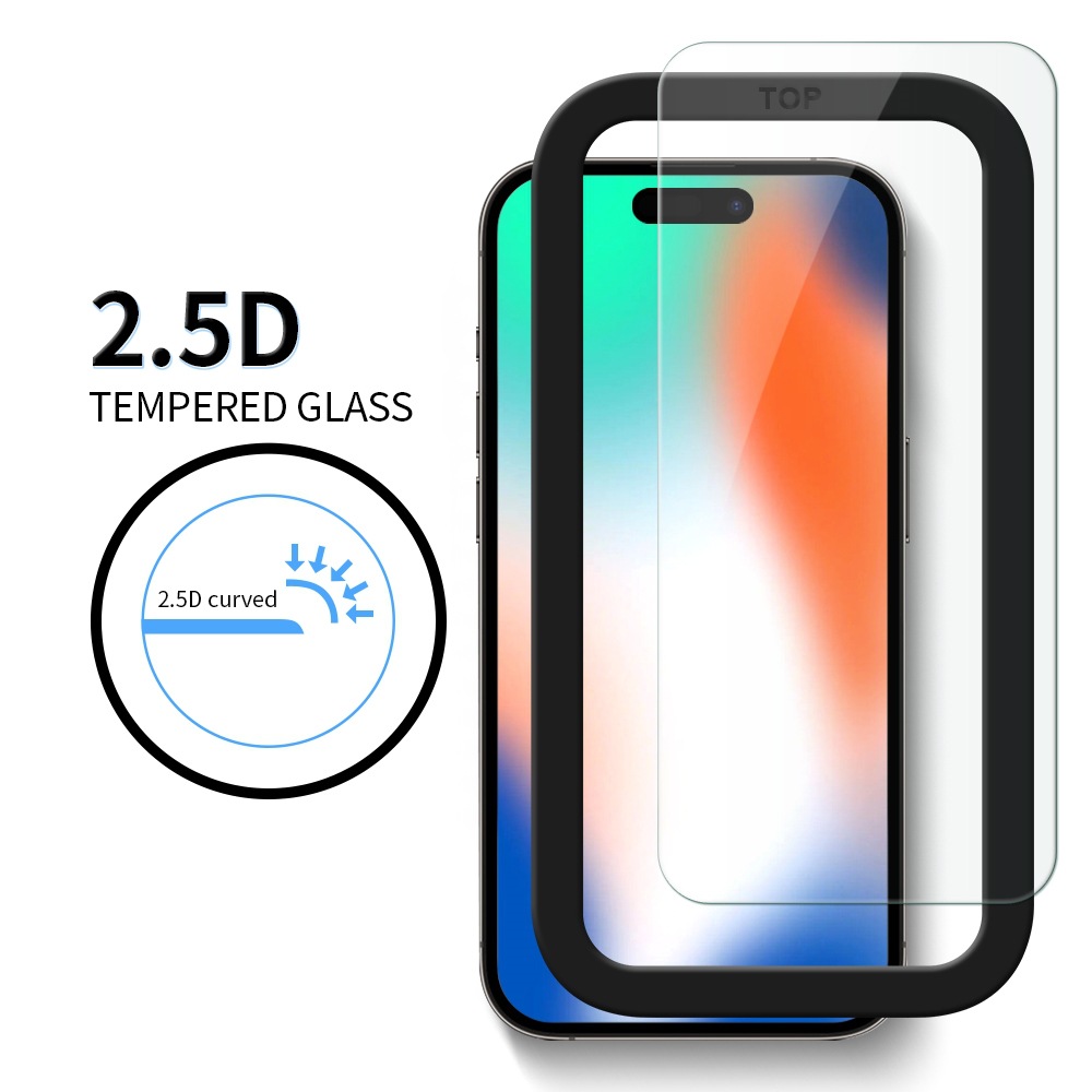Laudtec GHM041 High Transparent 3D Curved Coverage Wholesale Price Screen Protector Full Glue For Iphone 15 Tempered Glass manufacture