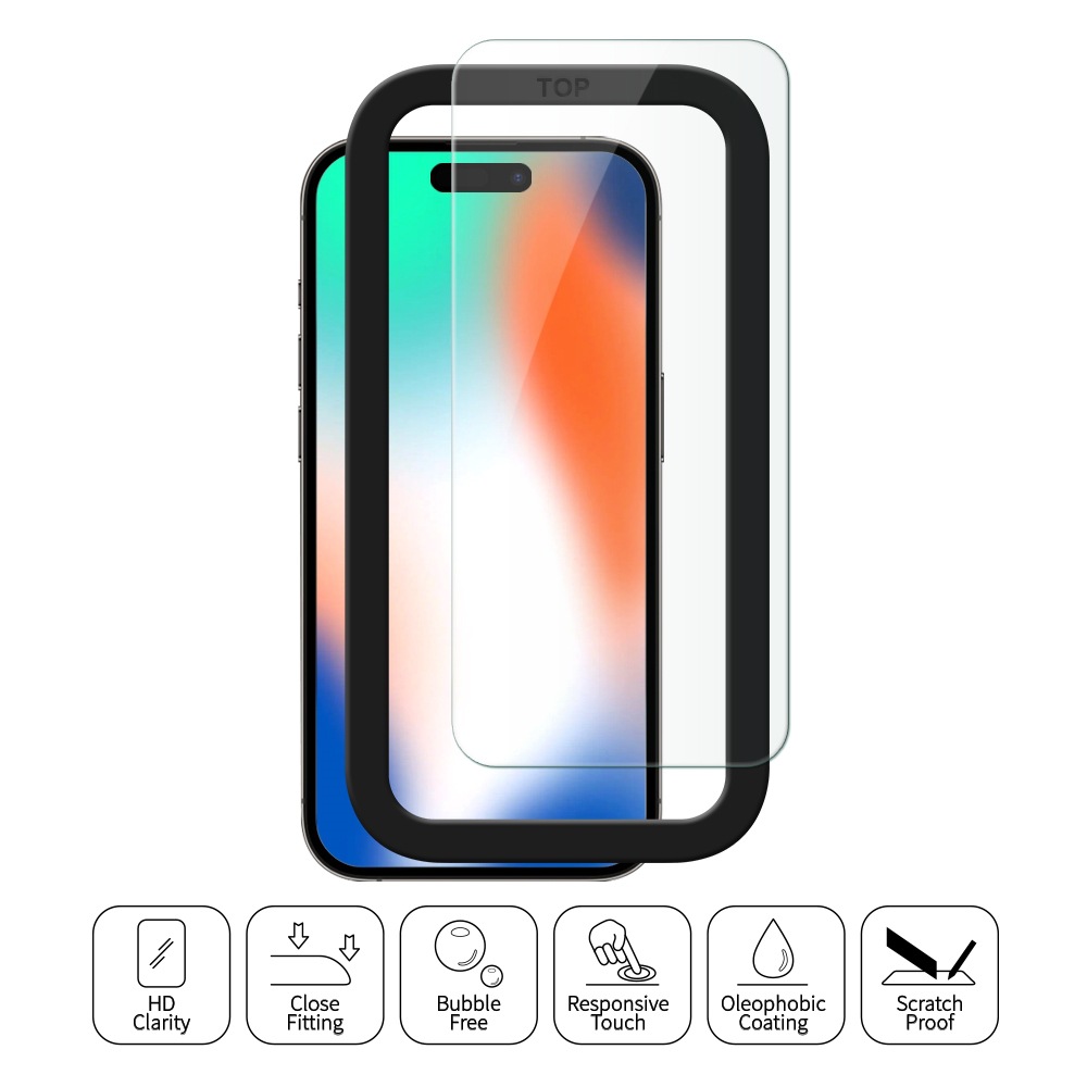 Laudtec GHM041 High Transparent 3D Curved Coverage Wholesale Price Screen Protector Full Glue For Iphone 15 Tempered Glass manufacture