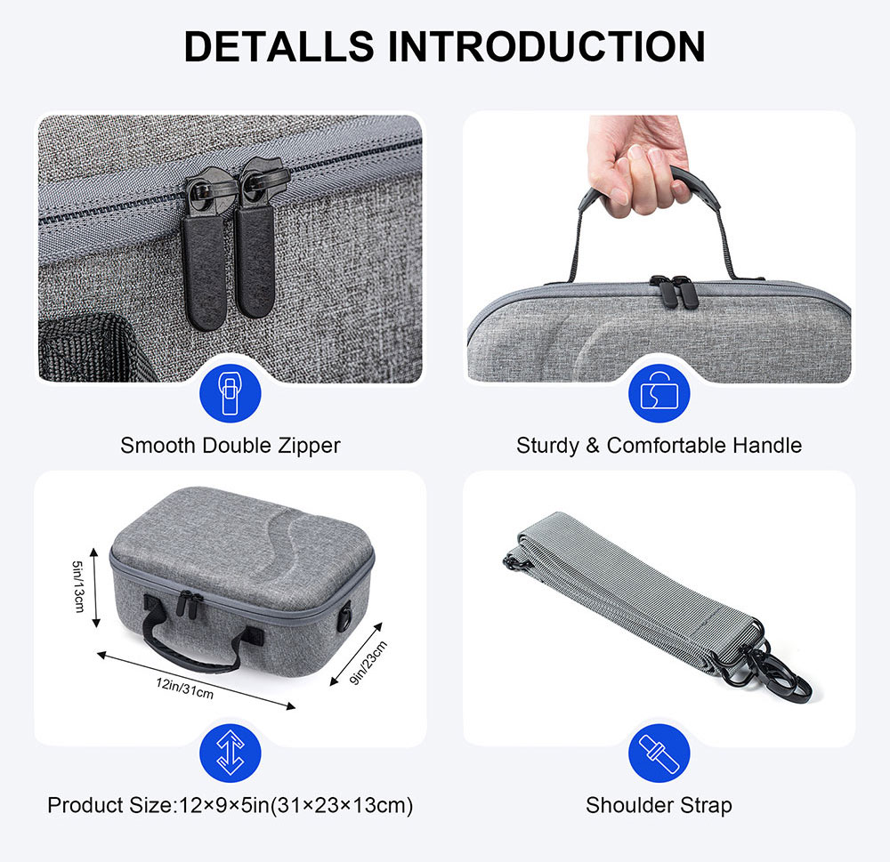 Eva Case Carry Foam Portable For Meta Quest 3 Vr Oculus Headset Strap Battery Charging Dock Accessories supplier