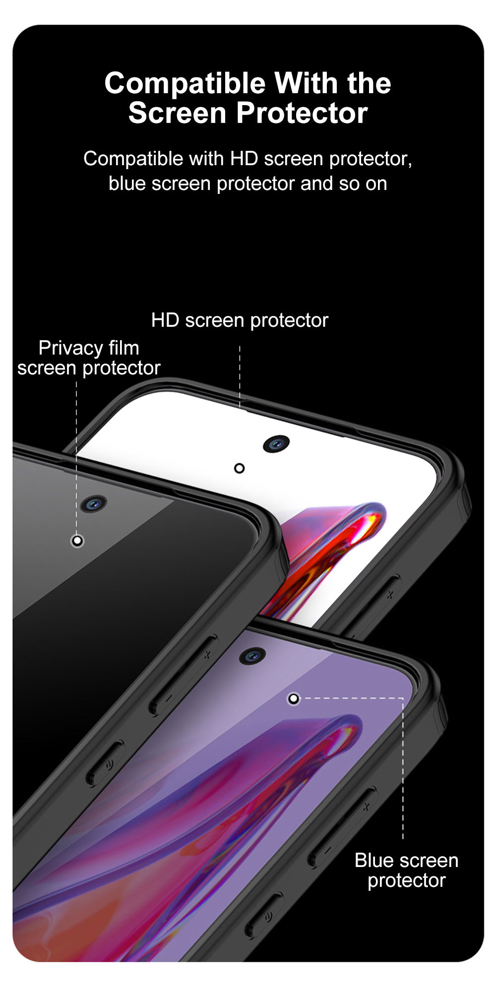 Tpu Pc Phone Case For Samsung A13 Clear Transparent Anti Fall Drop Proof High Quality Magnetic Ring Glitter factory
