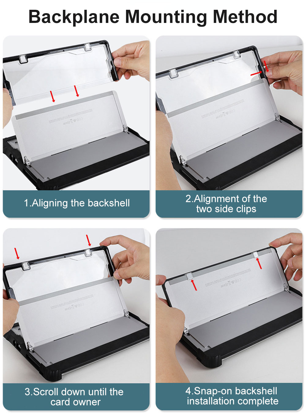 Laudtec PBK074 Book Leather Protective Pro 9 Back Clear 10.5 Cases Windows 4 3 2 1 Surface Go Case For Microsoft factory