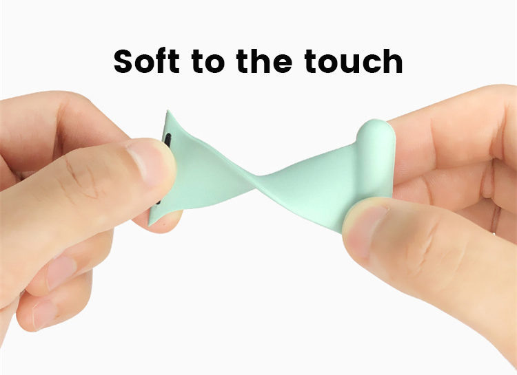 Laudtec Soft Silicone Replacement Strap For Iwatch 7 6 5 Se,Nurse Smart Watch Band For Apple Watch factory