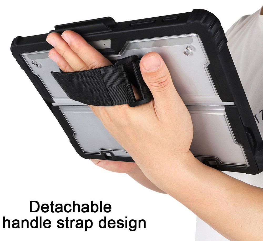 Laudtec PBK074 Book Leather Protective Pro 9 Back Clear 10.5 Cases Windows 4 3 2 1 Surface Go Case For Microsoft manufacture