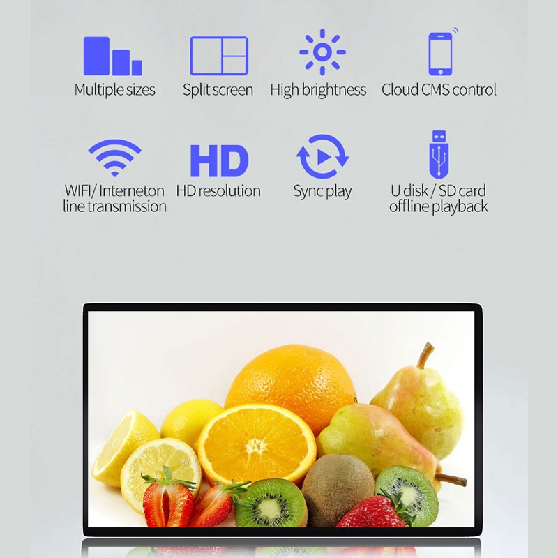 24 HOW TO INSTALL THE WALL MOUNTED LCD ADVERTISING DISPLAY?