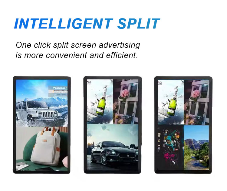 Outdoor 21.5 inch LCD Backpack Water-proof Walking Billboard Android Advertising Billboard Wifi Battery power supplier