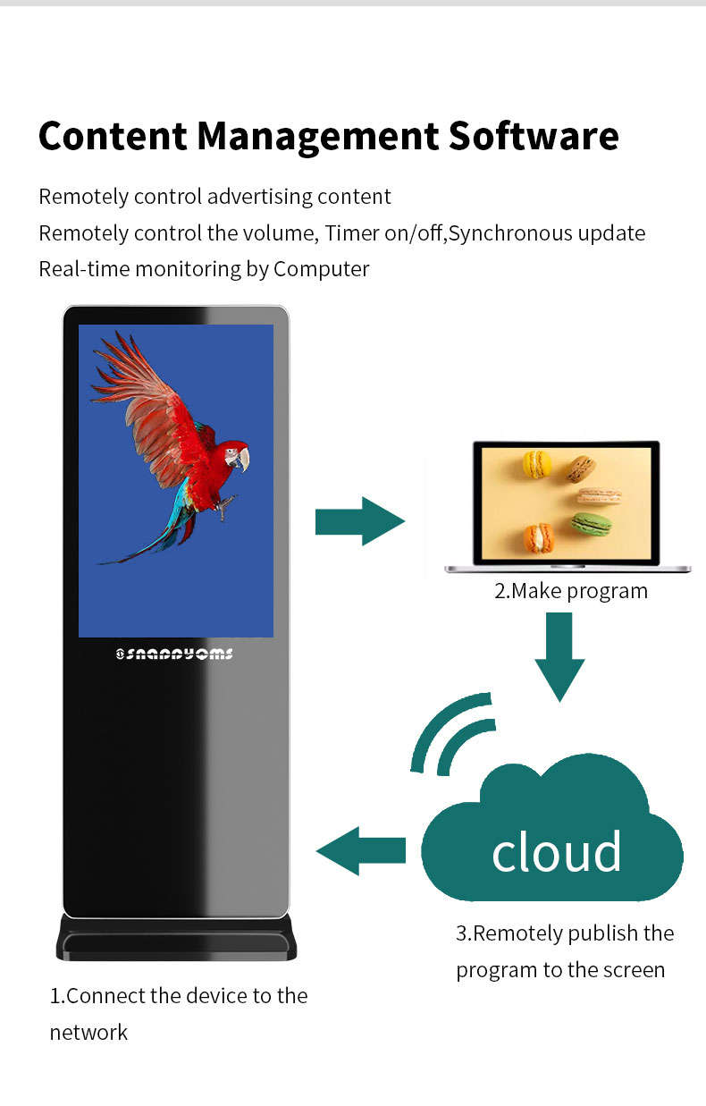 43 49 55 Inch Indoor Android Floor Stand Touch Screen Display Advertising Totem Lcd Digital Signage manufacture
