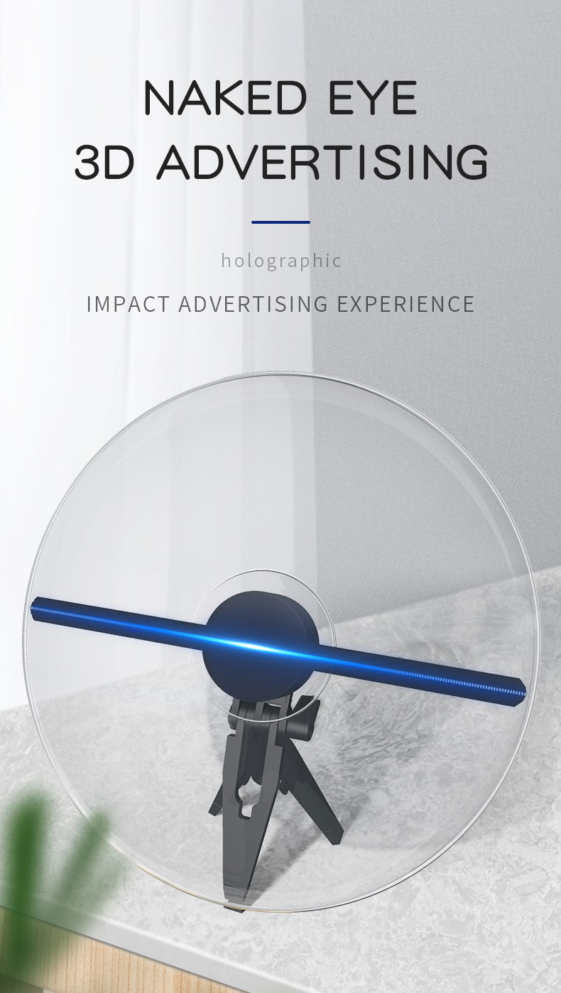 Backpack 3d Hologram Fan With Wifi App Control Easy-taking fashionable LED backpack Holographic Led Fan For Advertising supplier
